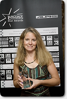 Lyn Scott receives the LTM Award in London Sept 2007